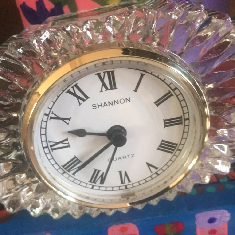Shannon Crystal Symmetry Clock NIB